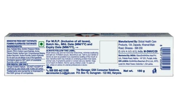 Sensodyne Mint 150G