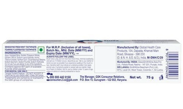 Sensodyne Mint 75G