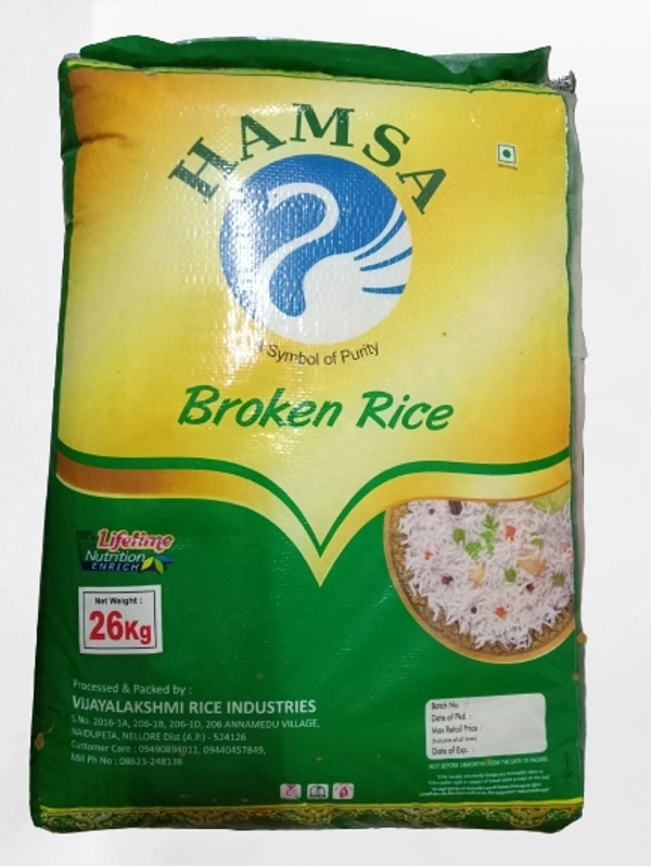 Broken Raw Rice 26Kg