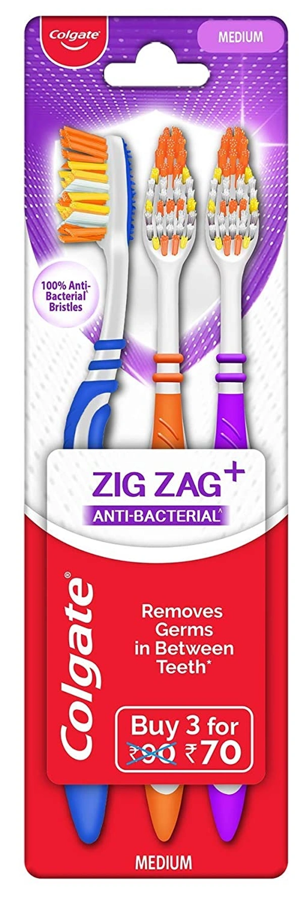 Colgate Brush Set Zig Zag Medium