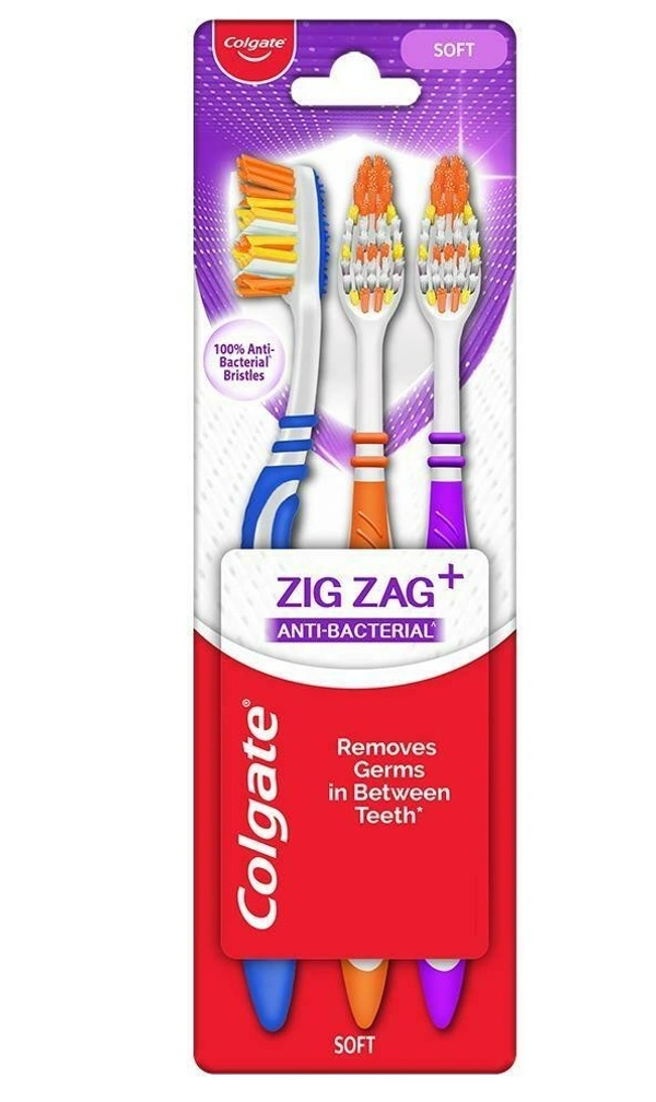 Colgate Brush Set Zig Zag Soft