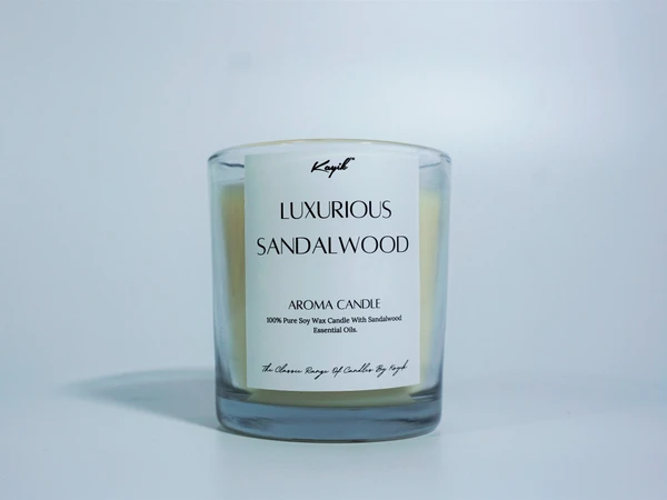 LUXURIOUS SANDALWOOD AROMA CANDLE 