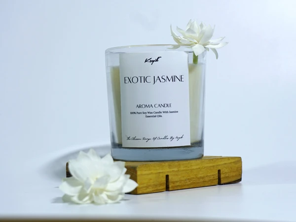 EXOTIC JASMINE AROMA CANDLE 