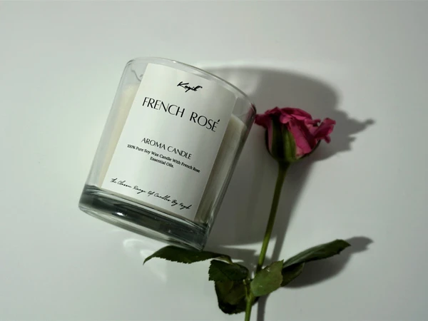 FRENCH ROSE AROMA CANDLE