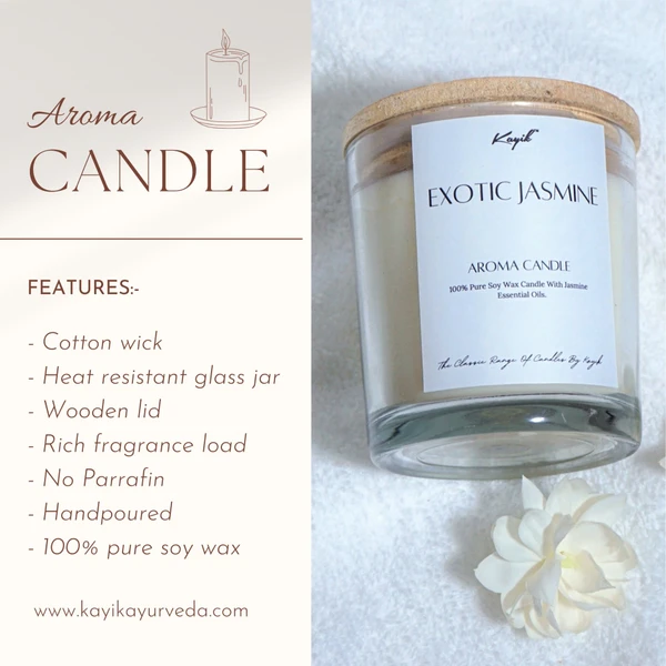 KAYIK EXOTIC JASMINE AROMA CANDLE 