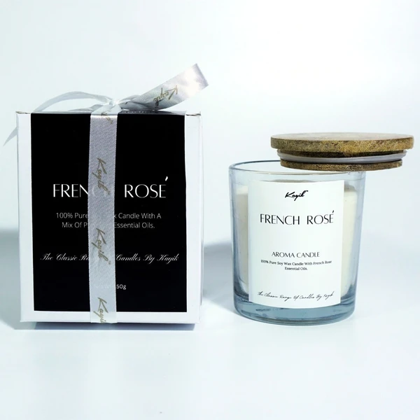 KAYIK FRENCH ROSE AROMA CANDLE