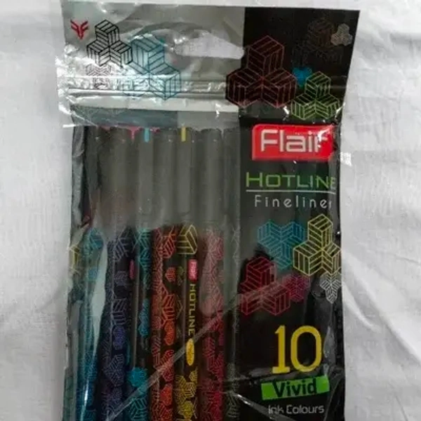 FLAIR DOMSX1 PENCIL  - 172mm length each, 10 colours