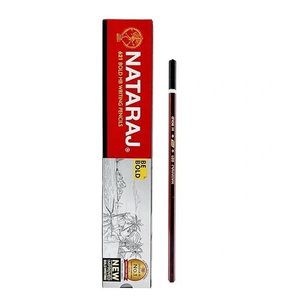 NATARAJ 621 BOLD HB WRITING PENCIL 