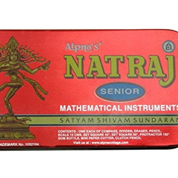 ALPNA COTTAGE INDUSTRIES LTD NATARAJ SENIOR MATHMATICALS INSTRUMENT BOX 