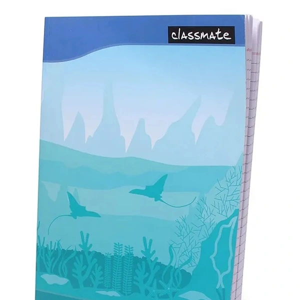 ITC PRODUCTION PVT LTD CLASSMATE RULL COPY  - 24×18cm, White