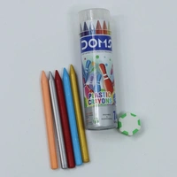 DOMS PLASTIC CRYONS 