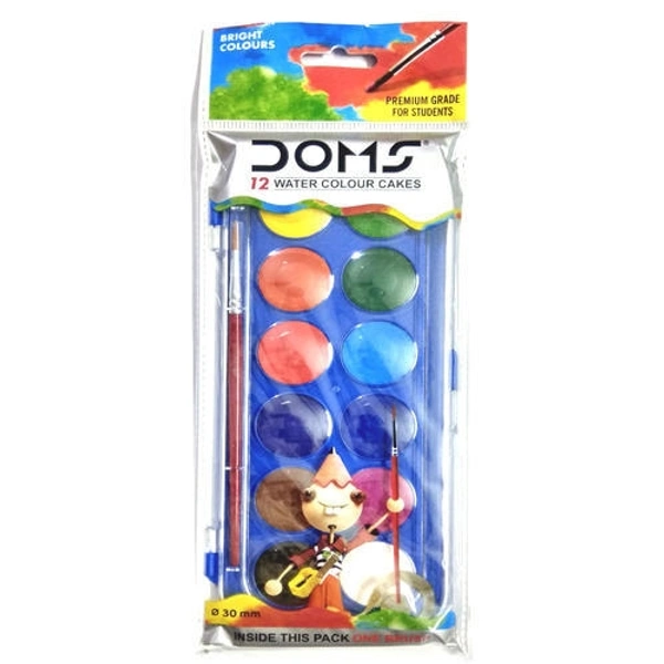 Doms Industries Pvt Ltd  DOMS WATER COLOUR CAKES 12 SHADES