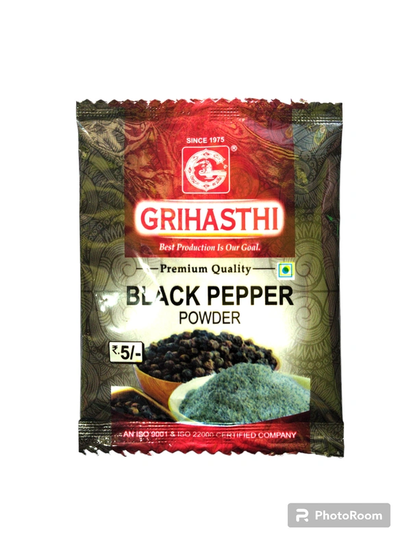 Grihasthi Black Pepper Powder 5/- - 4 g.