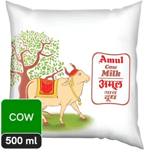 Amul Cow Milk - 500 ml.