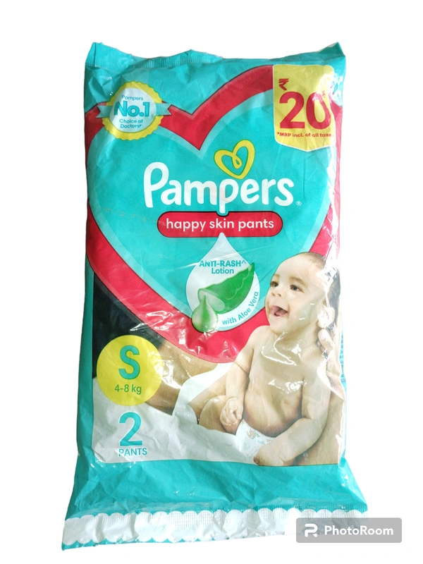 Pampers (Happy Skin Pants) 20/- - S