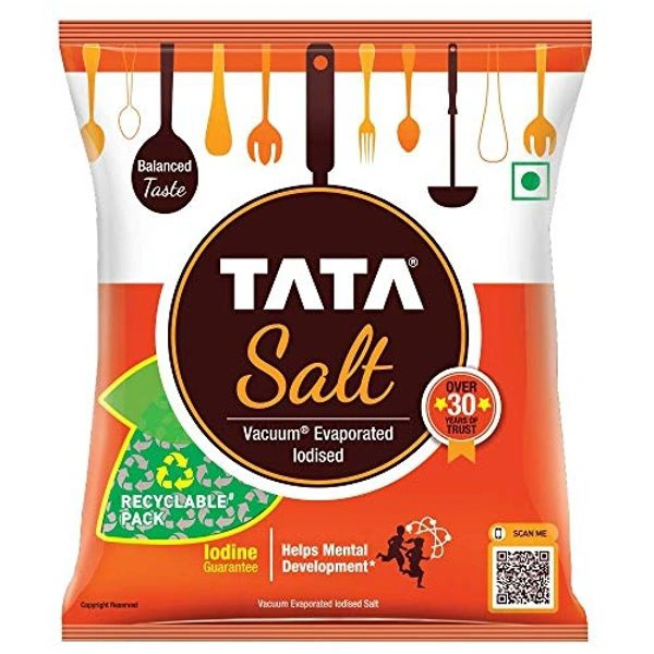 Tata Salt (Vacuum Evaporated Salt) - 1 kgs