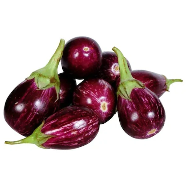 Brinjal Purple Striped - 500 gms