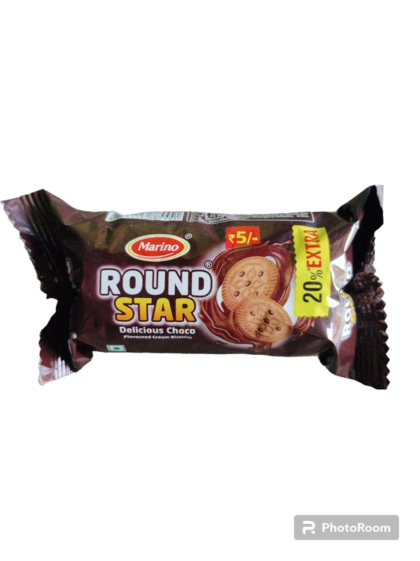 Marino Round Star (Chocolate Flavour) Biscuits