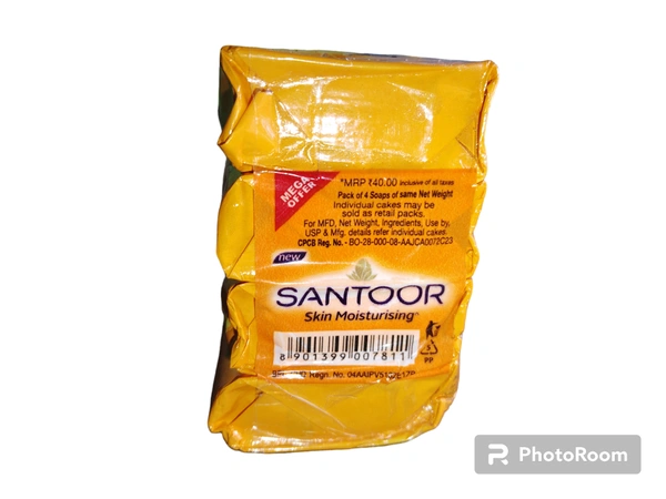 Santoor Soap 4 pc Set