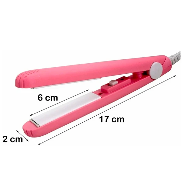 Mini Professional Temperature Control Flat Iron Hair Straightener Hair Straightener for women For Girl dryer hair straightening brush and curler quick hair styler Hair Straightner - Mini Hair Straightener, Girl And Women