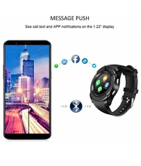 Smart Watch Touch Screen Smart Watch Compatible with All Mobile Phones with Camera, SIM, SD Card Slot Android and iOS Smartphones for Kids Girls Boys Men Women Black - Black, Smart Watch, Pack Of 1