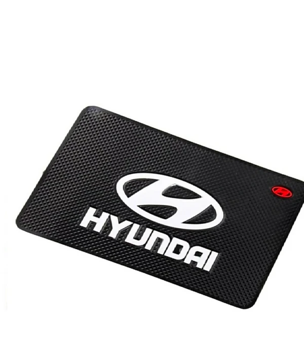 Non Slip-Mat Car Dashboard Mat for Hyundai , Hyundai None Slip Car Dashboard ,Black - Black, Pack Of 1