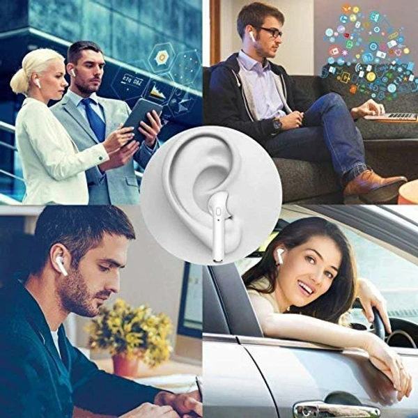 I7 Single Ear Wireless Bluetooth Earbud (1 Piece) - White, Pack Of 1, Most Demanding