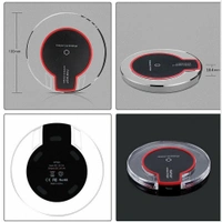 Smart Wireless Charger Ultra-Slim UFO Shape Fantasy Crystal Clear Wireless Charger Pad with LED Lighting Fast Wireless Charger for Your Smartphone - White, UFO Wireless Charger, Pack Of 1