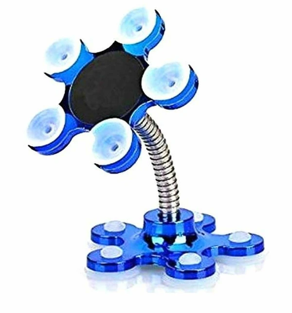 VIP Sucker Mobile Stand rotatable , Mobile Stand for Table and Bed , Mobile Stand for Table , Sucker Stand / Mobile Stand Holder , Multi Angle Adjustable , Multicolor - Pack Of 1, VIP Mobile Stand