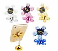 VIP Sucker Mobile Stand rotatable , Mobile Stand for Table and Bed , Mobile Stand for Table , Sucker Stand / Mobile Stand Holder , Multi Angle Adjustable , Multicolor - Pack Of 1, VIP Mobile Stand