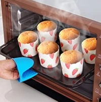 Silicone Pinch Grip Mitten Oven Mitt Gripper Grip Kitchen Potholder Utensil Tool  - Pakad, Pack Of 2 Piece