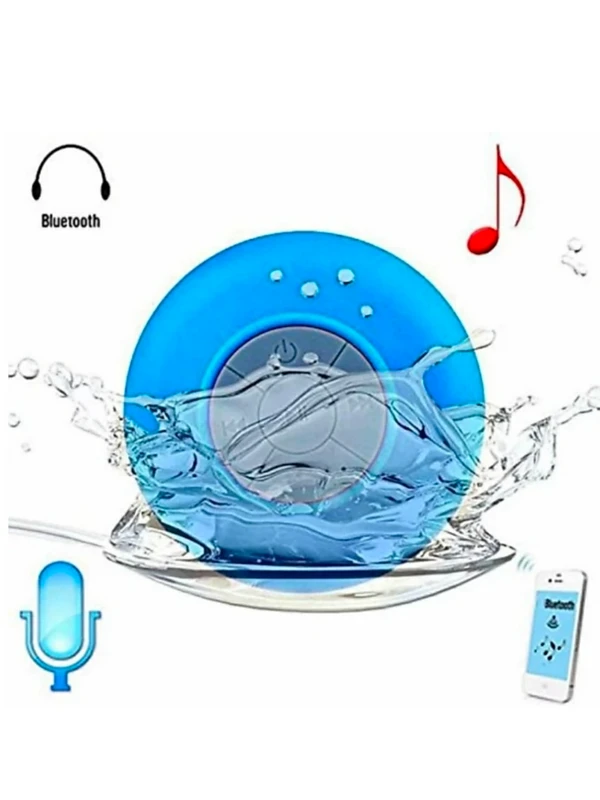 Water Proof Bluetooth Shower Speaker, Portable Wireless, KidFriendly, Call Support Best for Bath, Pool, Car, Beach, Indoor/Outdoor - Shower Bluetooth Speaker, Pack Of 1