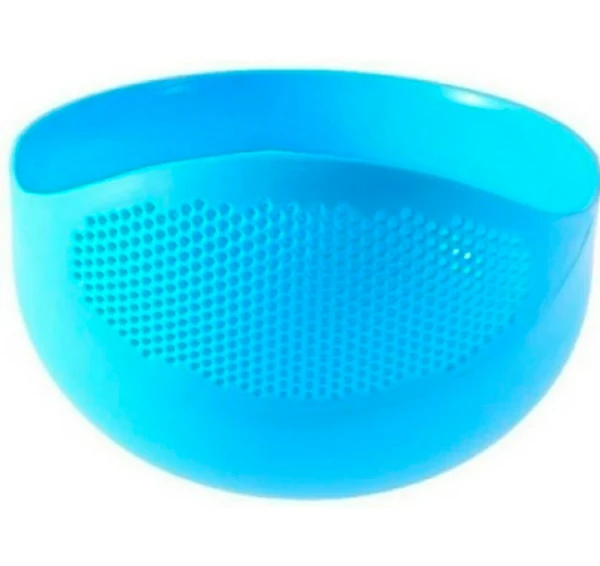 Rice Pulses Fruits Vegetable Noodles Pasta Washing Bowl & Strainer Good Quality & Perfect Size for Storing and Straining (Plastic) - Quality Rice Bowl Washer, Pack Of 1