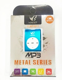 Mini Fashion Clip Metal USB Mp3 Music Media Player Support - Metal MP3 Player, Pack Of 1