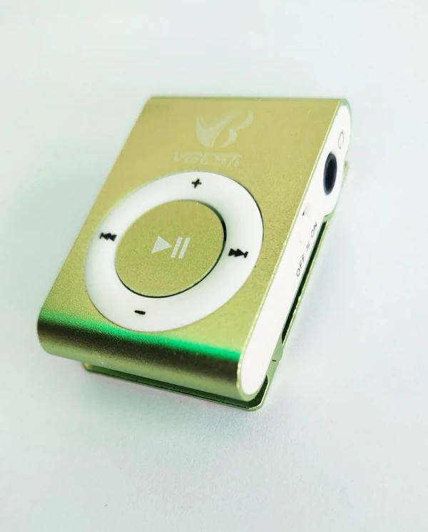 Mini Fashion Clip Metal USB Mp3 Music Media Player Support - Metal MP3 Player, Pack Of 1