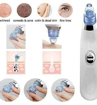 4 in 1 Multi-function Blackhead Remover Tool | Electric Derma suction Machine | Acne Pimple Pore Cleaner Vacuum tools | Facial Cleanser Device for Face, Nose and Skin Care - Derma Suction, Pack Of 1