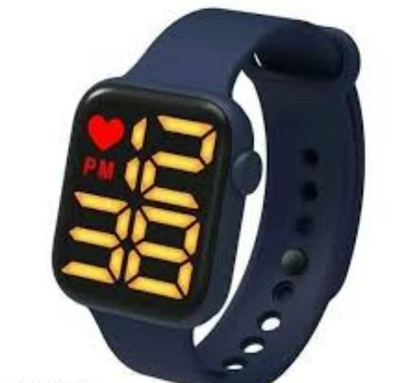 Kids Analogue Touch Digital Dial Smart Led Light Watch for Girls & Boys - One Touch Digital Watch, Pack Of 1