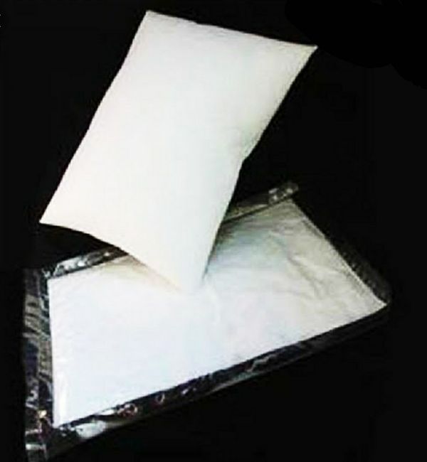 Microfiber Pillow, 35 Inch X 60 Inch, White, 2 Pieces - Pillow Set, Pack Of 2 Piece