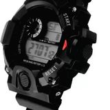Multi Functional Sports Digital Black Dial Men's Watch - Black, Digital Watch, Pack Of 1