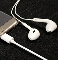 Wired Type C Earphones with Mic & HD Sound Quality,Noise Cancellation with USB Type C Port Compatible with All Type C Port Device (White) - Type C Earphone, Pack Of 1