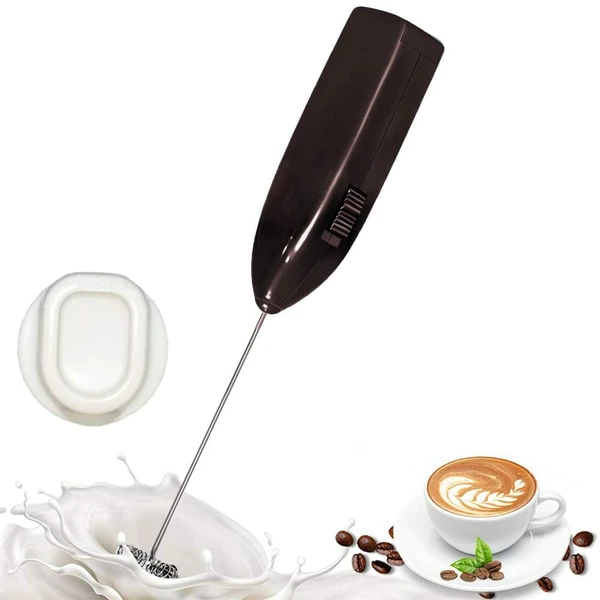 Battery Operated Handheld Milk Wand Mixer Frother for Latte Coffee Hot Milk, Milk Frother for Coffee, Egg Beater, Hand Blender, Coffee Beaterr (STANDARD) - Blander, Pack Of 1