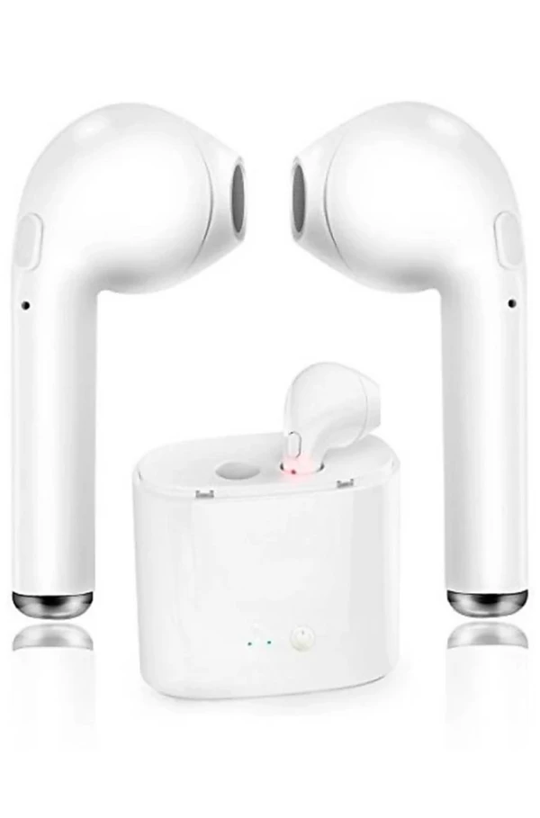 TWS i7s Bluetooth Wireless Earphone Bluetooth Headset (White, True Wireless) - Pack Of 1, Earbuds