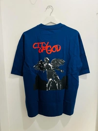 Five Sleeve Back Print T-Shirt (M)