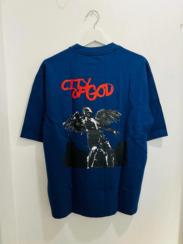 Five Sleeve Back Print T-Shirt (M)