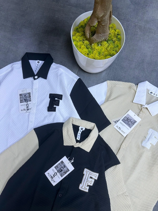 Five Sleeve Embroidery Shirt (L)