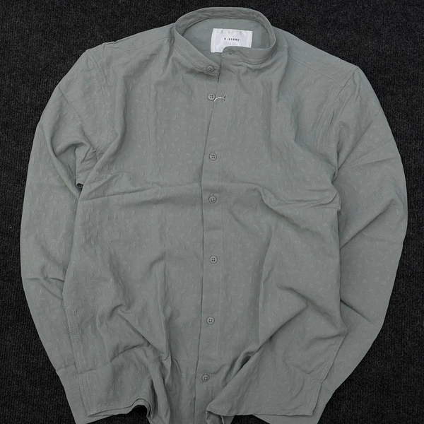Full Sleeve Chinese Collar Shirt (M)