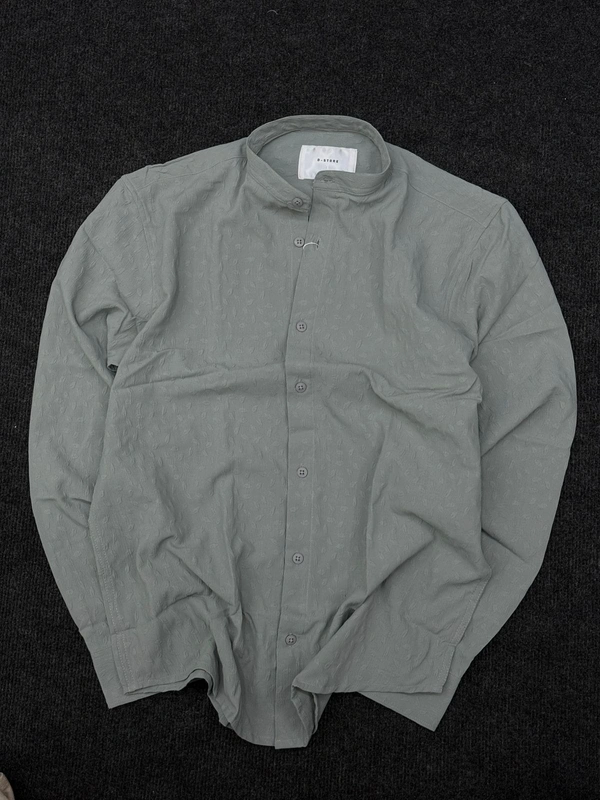 Full Sleeve Chinese Collar Shirt (M)