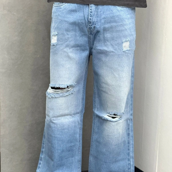 Vintage Loose Fit Patch Jeans (30)