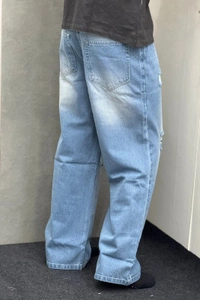 Vintage Loose Fit Patch Jeans (30)