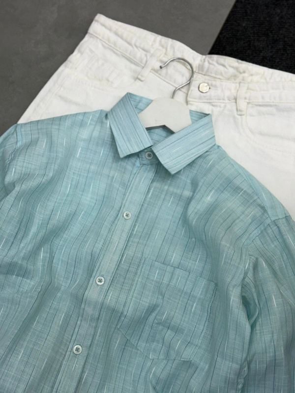 Full Sleeve Shirt + Plain Baggy Combo (XL)